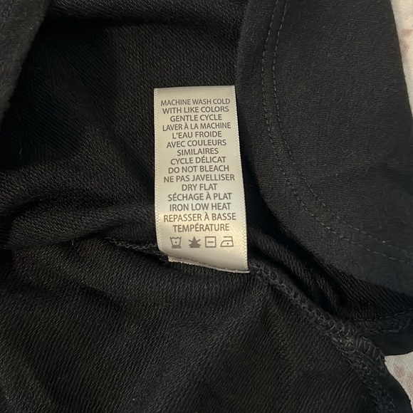 NWT Max Studio French Terry Swing Dress Black Size Small - Picture 10 of 10